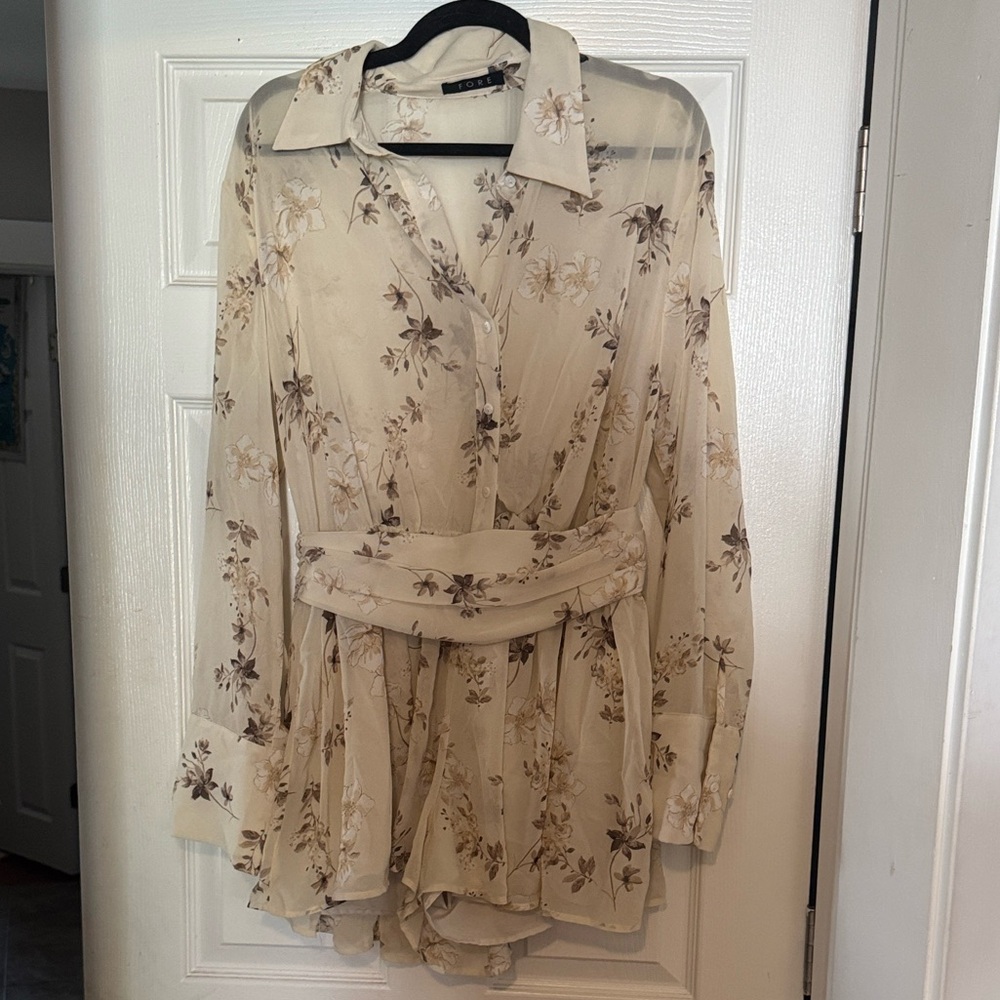 Floral Sheer Romper